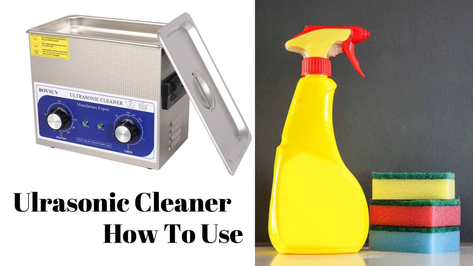 how to use an ultrasonic cleaner