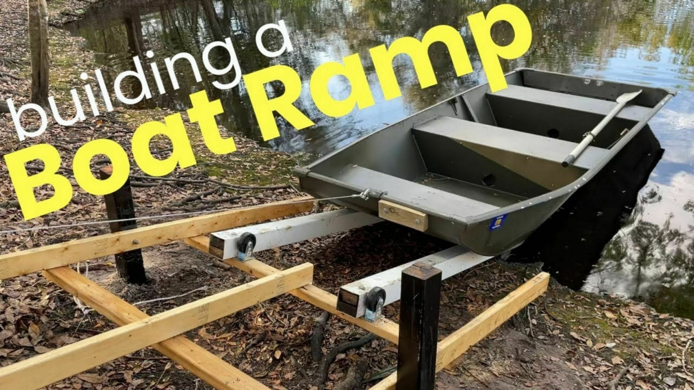 how to build a boat ramp